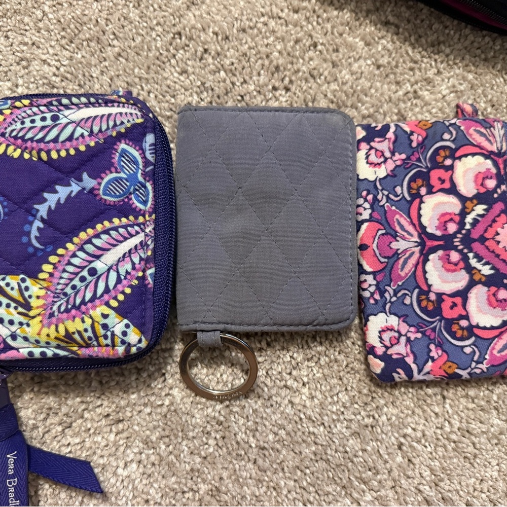 Vera Bradley Multicolor Wallet Trio